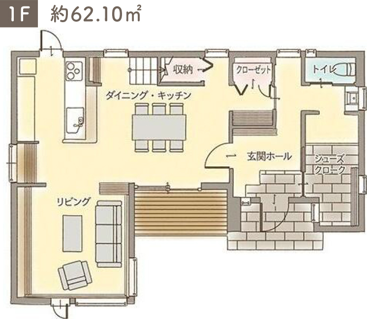 街なかモデル　甲斐玉川　1F